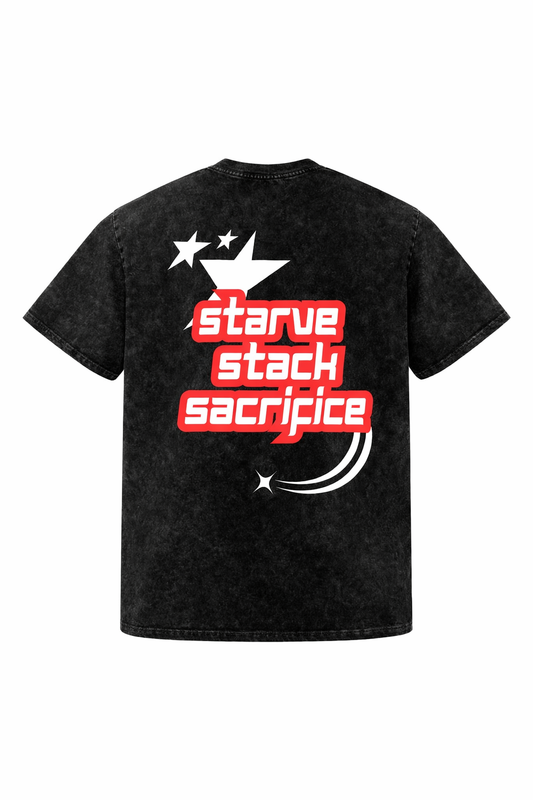 Starve Stack Sacrifice Tee