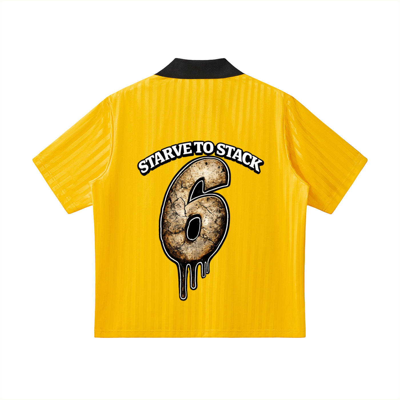 Zone6ers Collar Striped Soccer Jersey