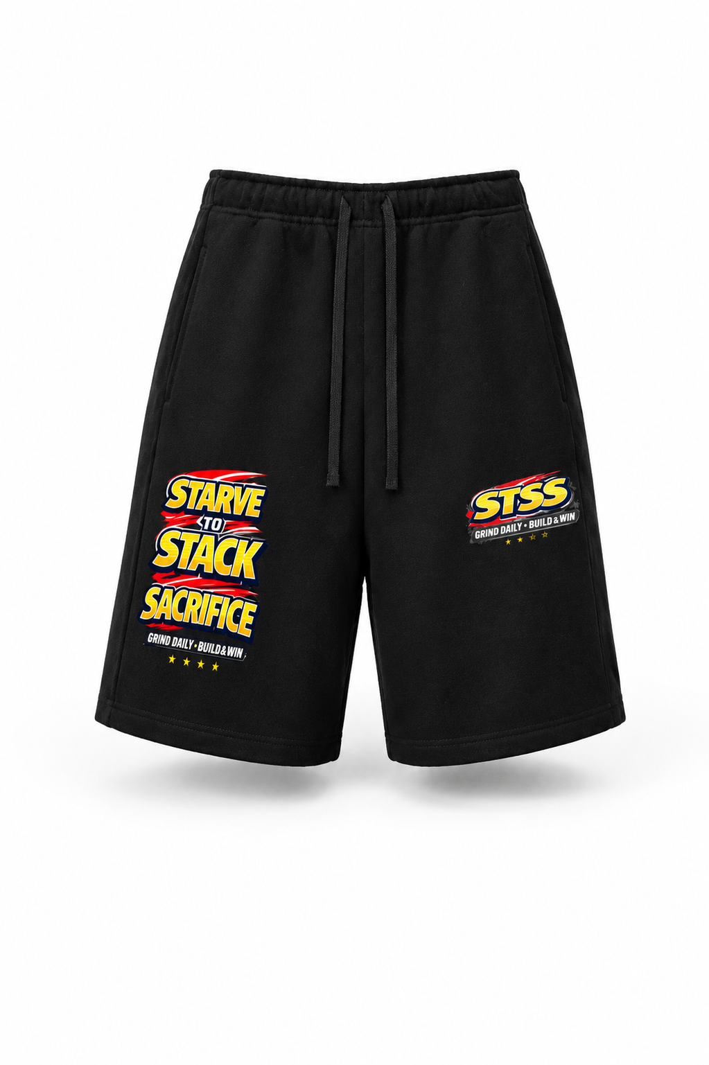 Starve To Stack Grind & Win Ultra Baggy Shorts