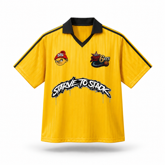 Zone6ers Collar Striped Soccer Jersey